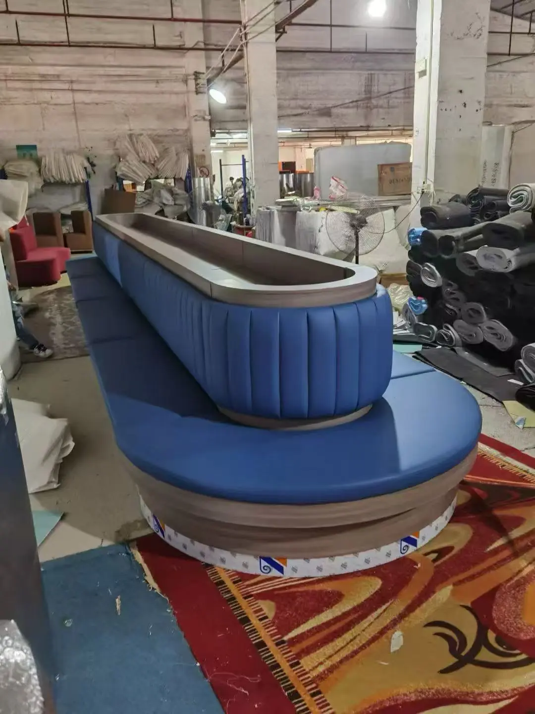 Hotel furniture assembly in factory