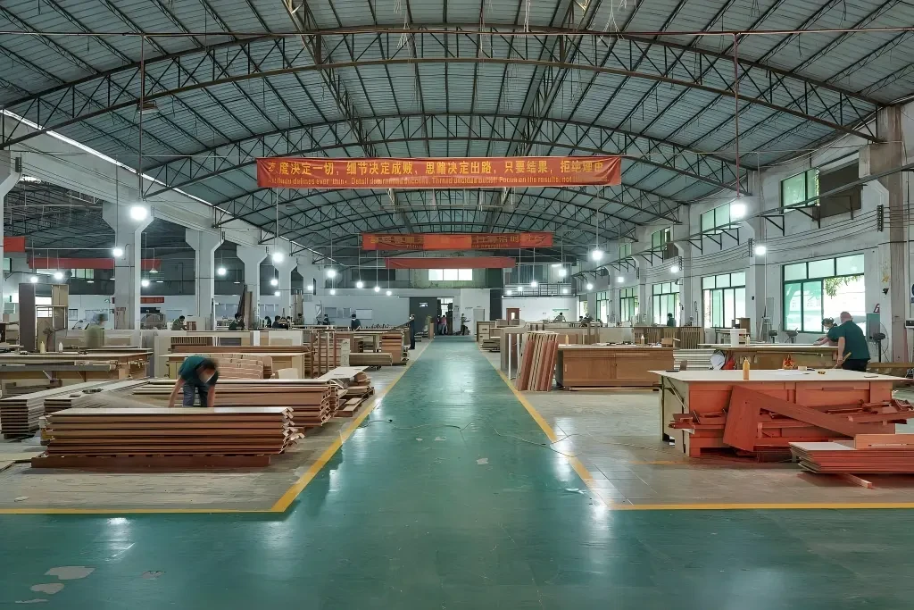 Sanding furniture components