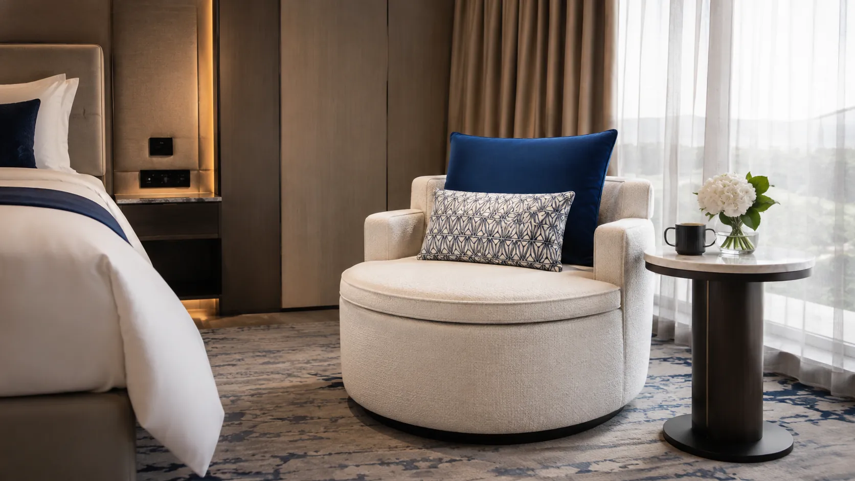 Upholstered Lounge Chair