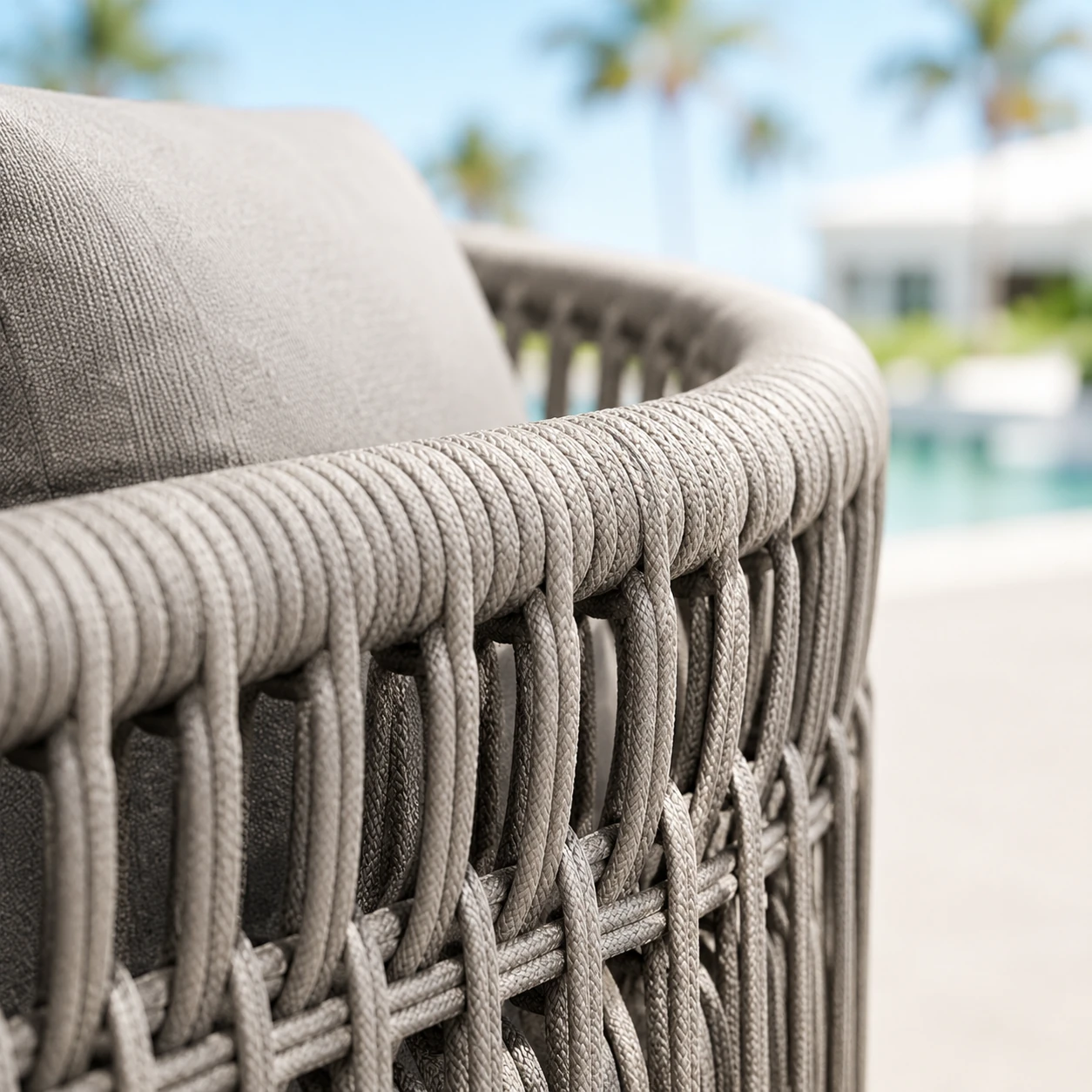 Upholstery fabric texture detail