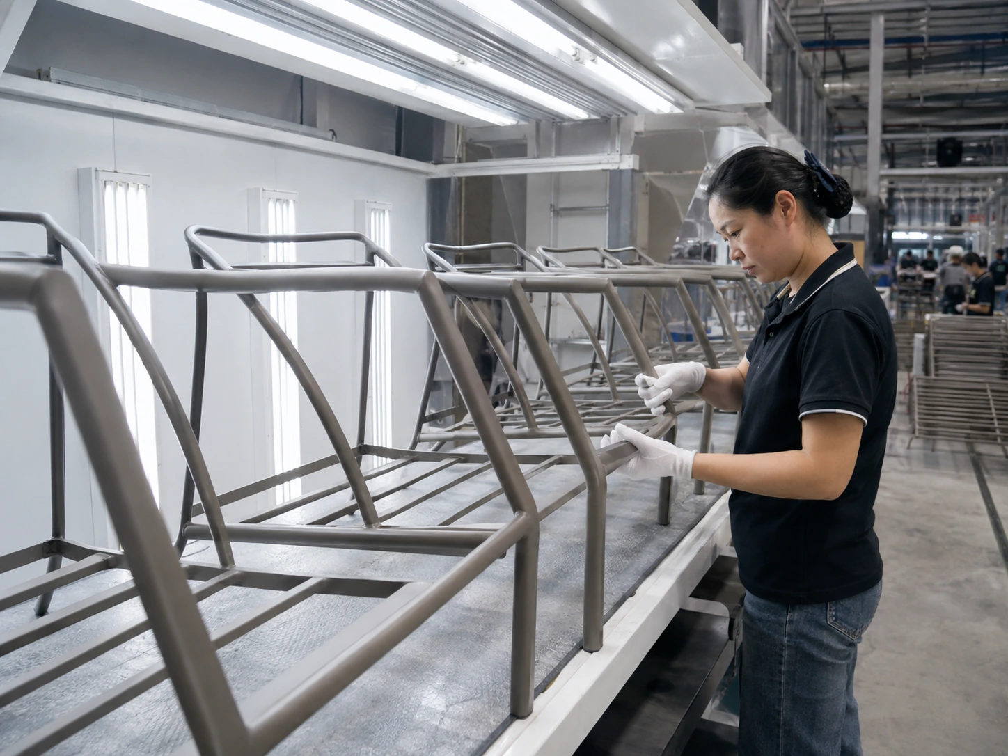 Powder-coating or finish inspection