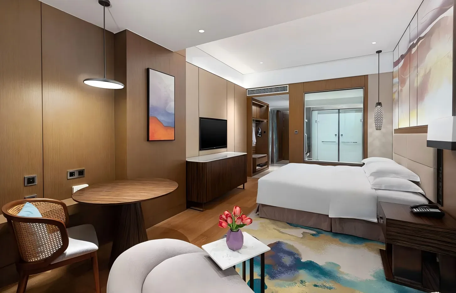 Singapore modern hotel room